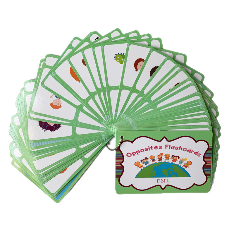 Kids Toys Learning - 100 Kartek z Przeciwnymi Słownościami, Angielskie