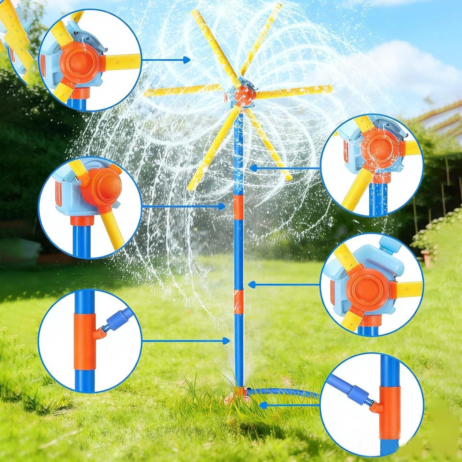 Kids Yard Toys - Zabawka dla dzieci - wiatraczek zraszający