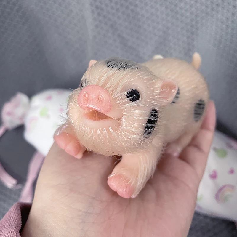 Kids Toys Very - 5-calowa uśmiechnięta lalka Reborn Świnka Bardzo