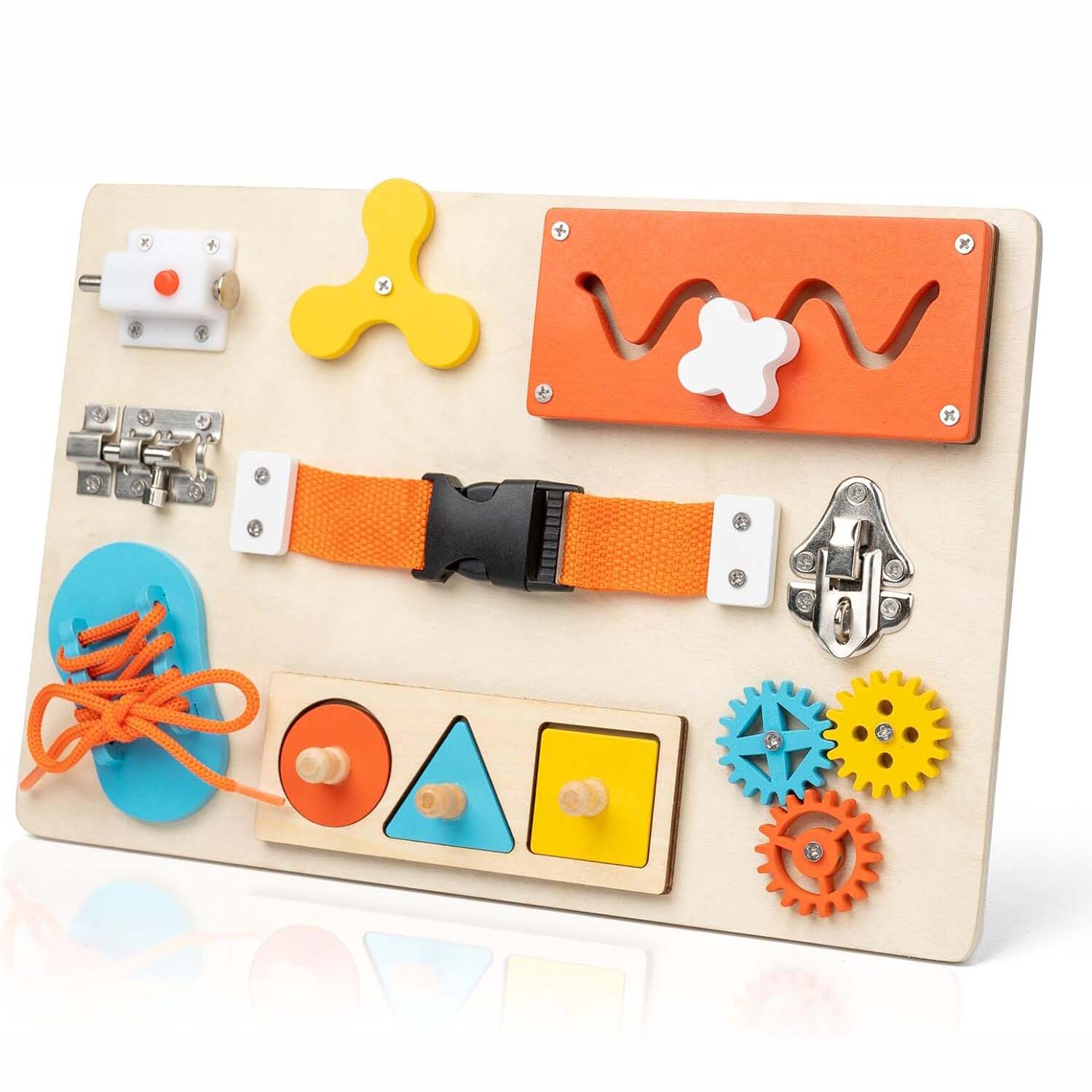 Kids Toys Variety - Tablica Manipulacyjna Montessori dla Niemowląt i