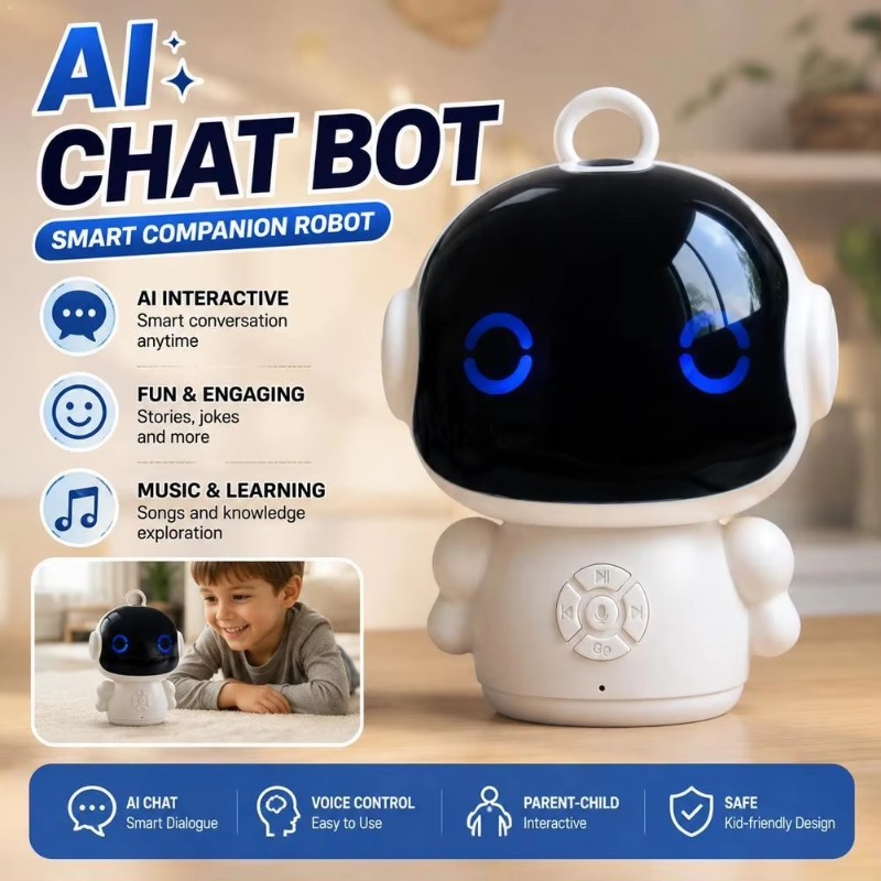 Kids Toys Learning - Inteligentny robot zabawka z AI, interaktywna
