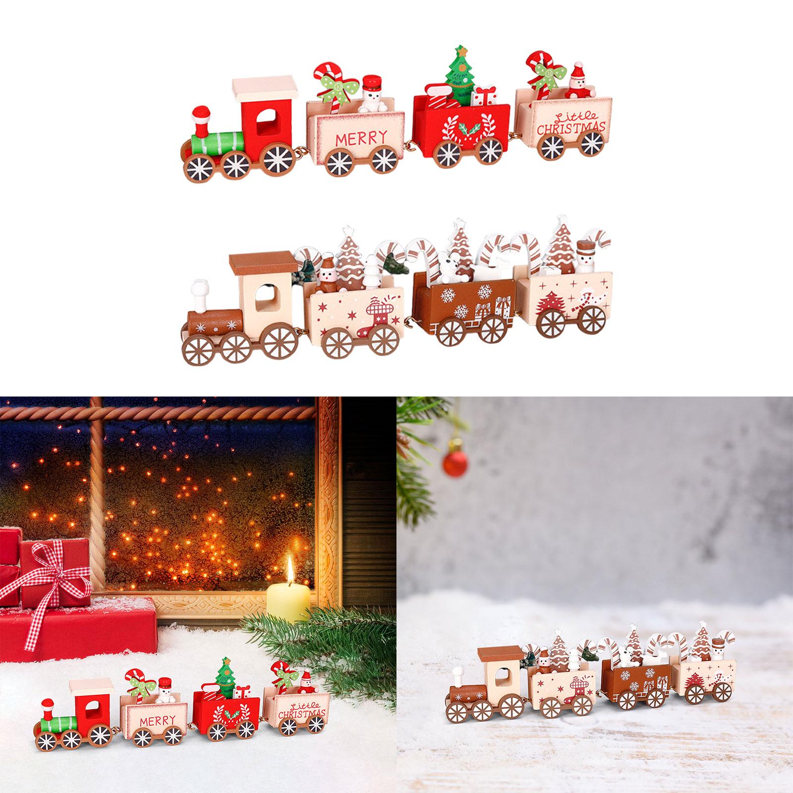 Drewniany Pociąg Ozdoba Świąte – Top Kids Xmas Toys recenzja i cena