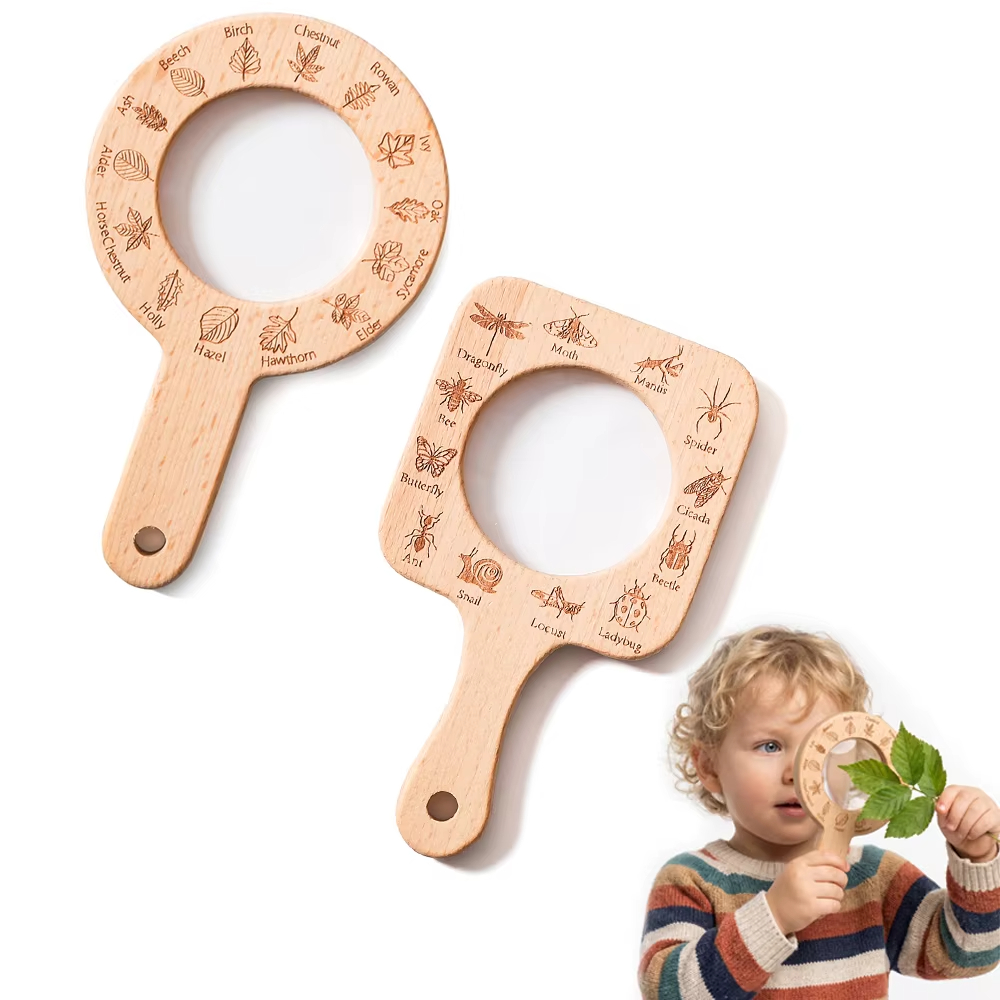 Drewniana lupa dla dzieci do o – Kids Toys Learning recenzja i cena