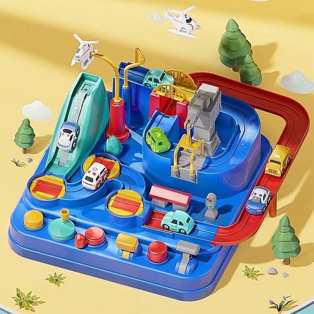 Zabawki wyścigowe, kolejki, mo – Toy Train Track Set recenzja i cena