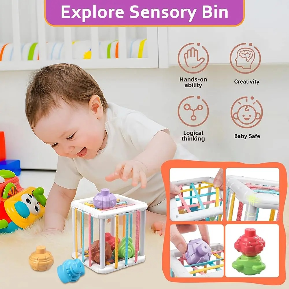 Kolorowa kostka Montessori do  – Kids Toys Variety recenzja i cena
