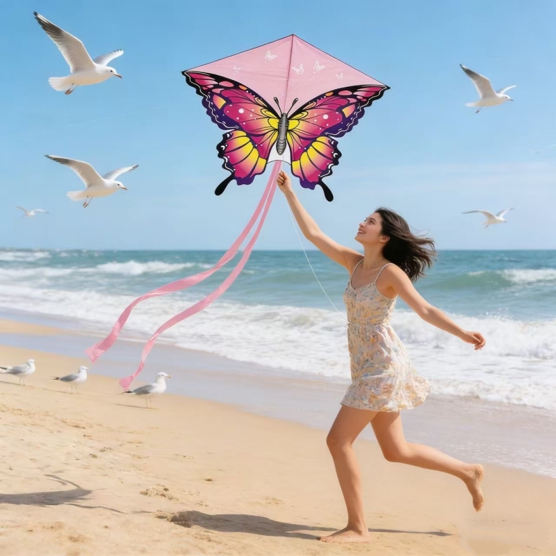 Latawce motyle 140 cm, zabawki – Kite Wind Outdoor recenzja i cena