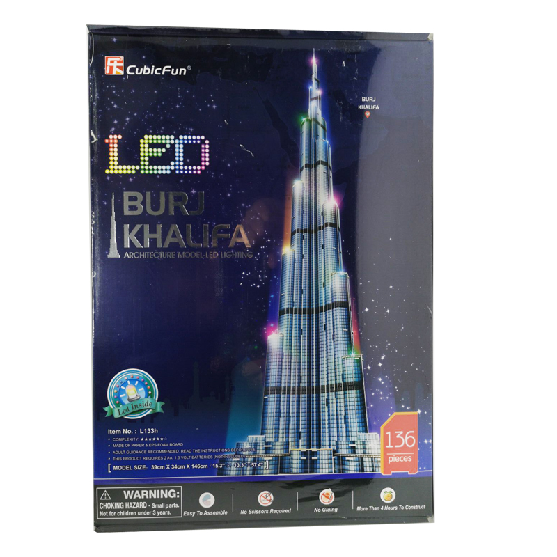 Puzzle 3d 1.5m Dubai Burj Khal – Kids Toys Dubai recenzja i cena