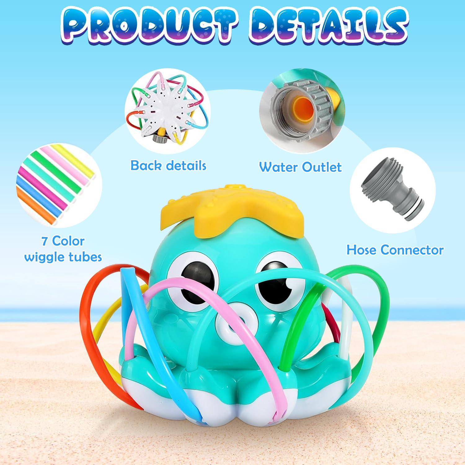 Zraszacz w kształcie ośmiornic – Kids Yard Toys recenzja i cena