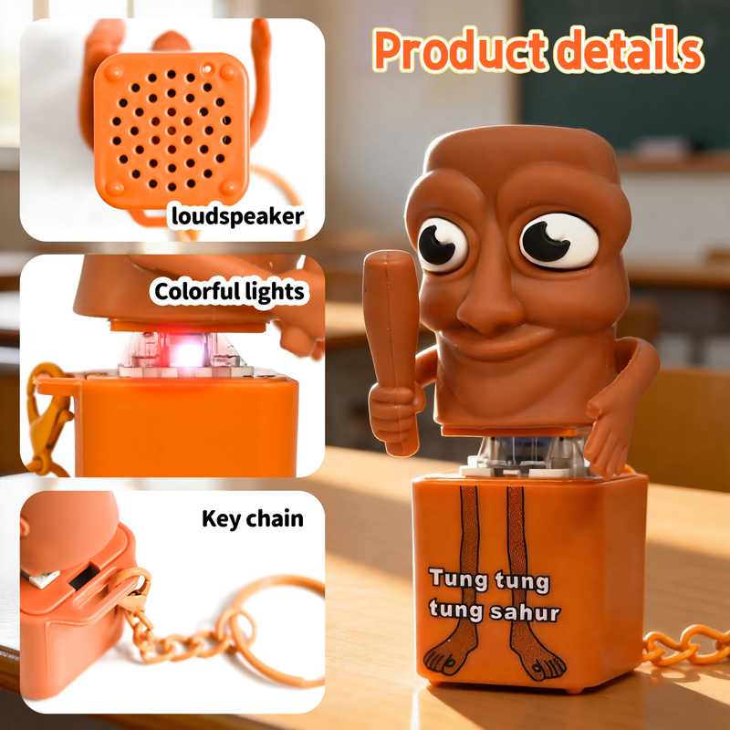 Brelok do kluczy Tung Sahur Fi – Kids Toys 3 Year Old recenzja i cena