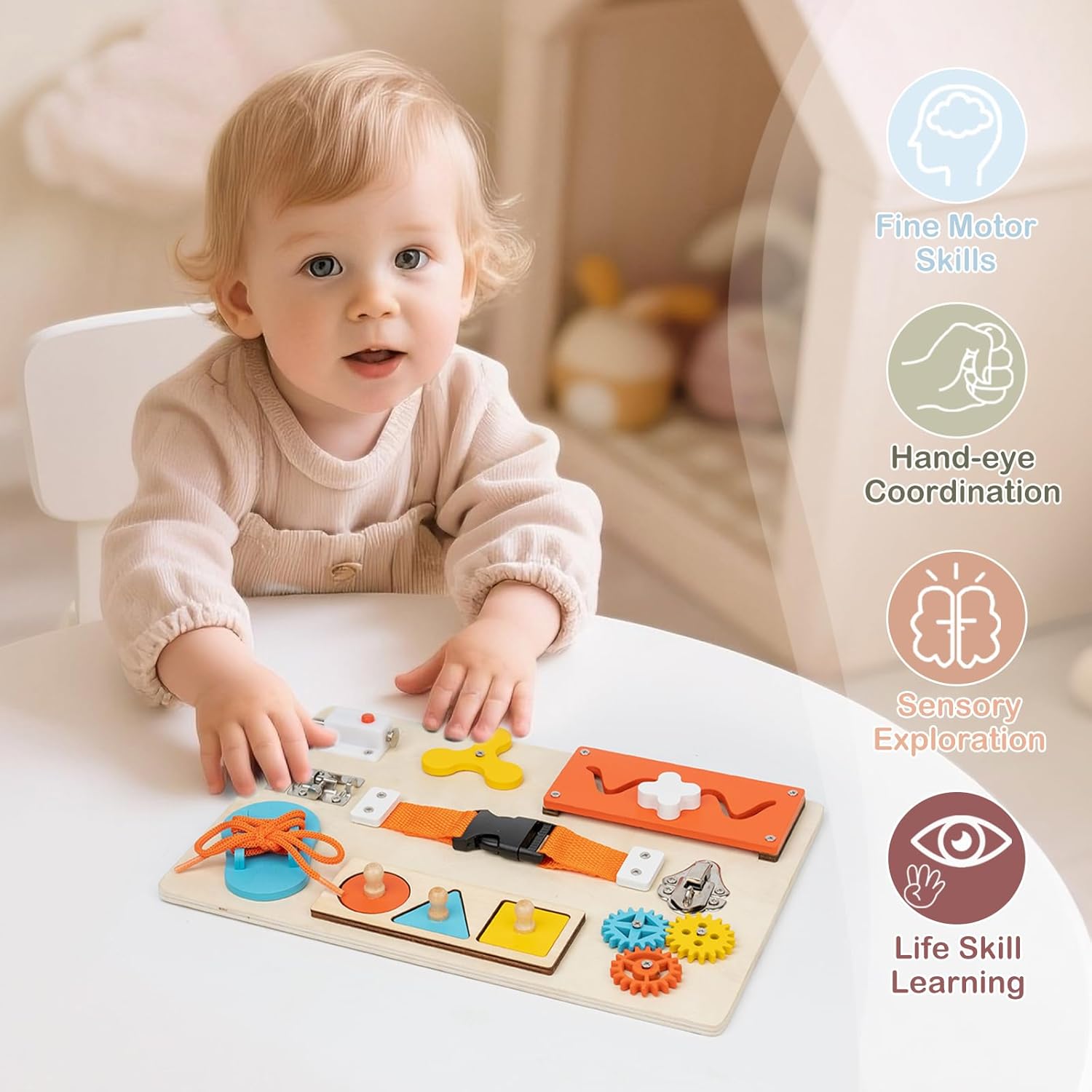 Tablica Manipulacyjna Montesso – Kids Toys Variety recenzja i cena