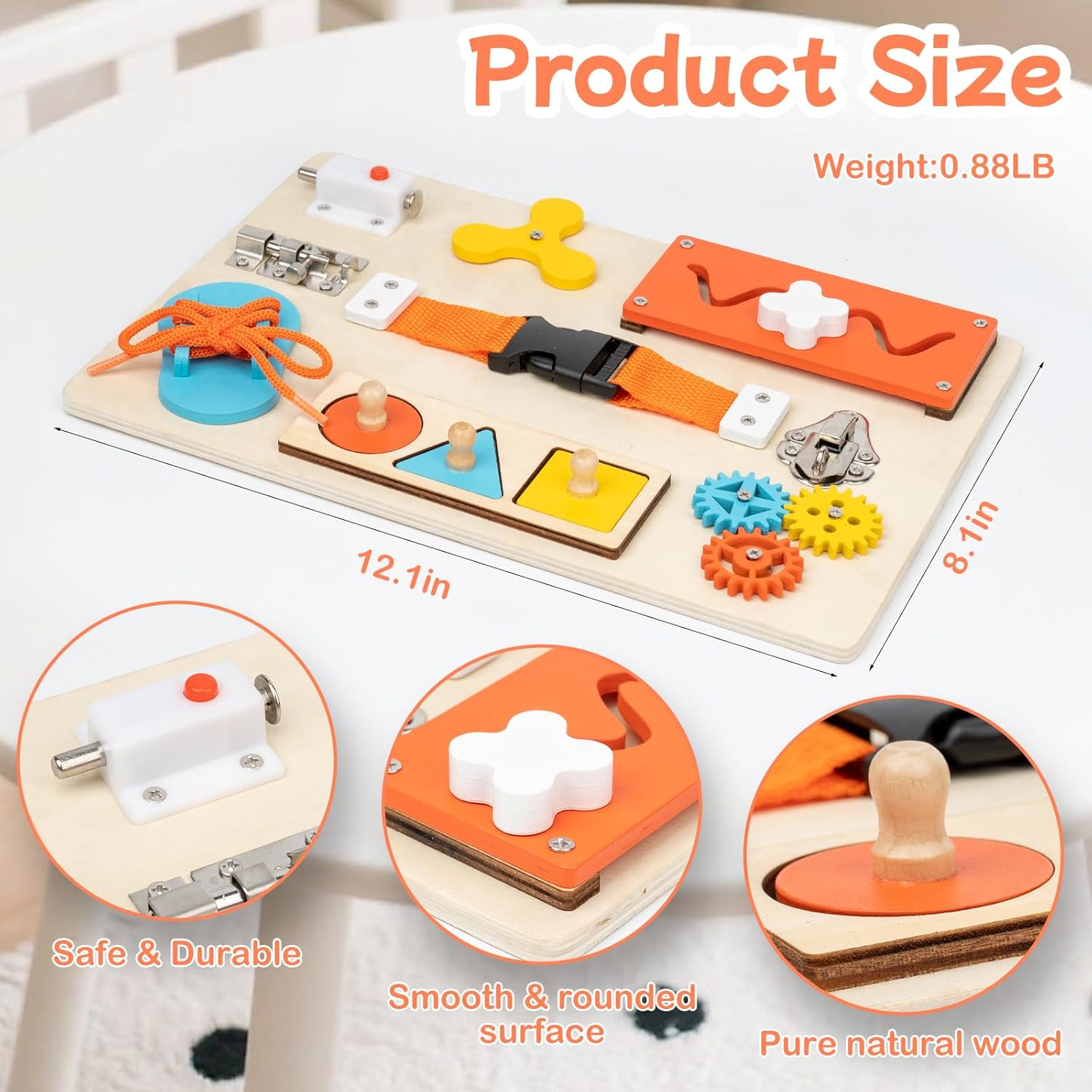 Tablica Manipulacyjna Montesso – Kids Toys Variety recenzja i cena