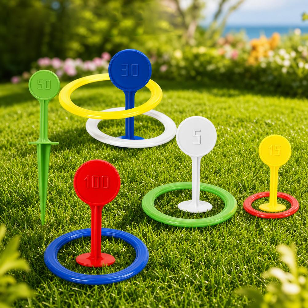 Zestaw do gry w rzucanie obręc – Kids Yard Toys recenzja i cena