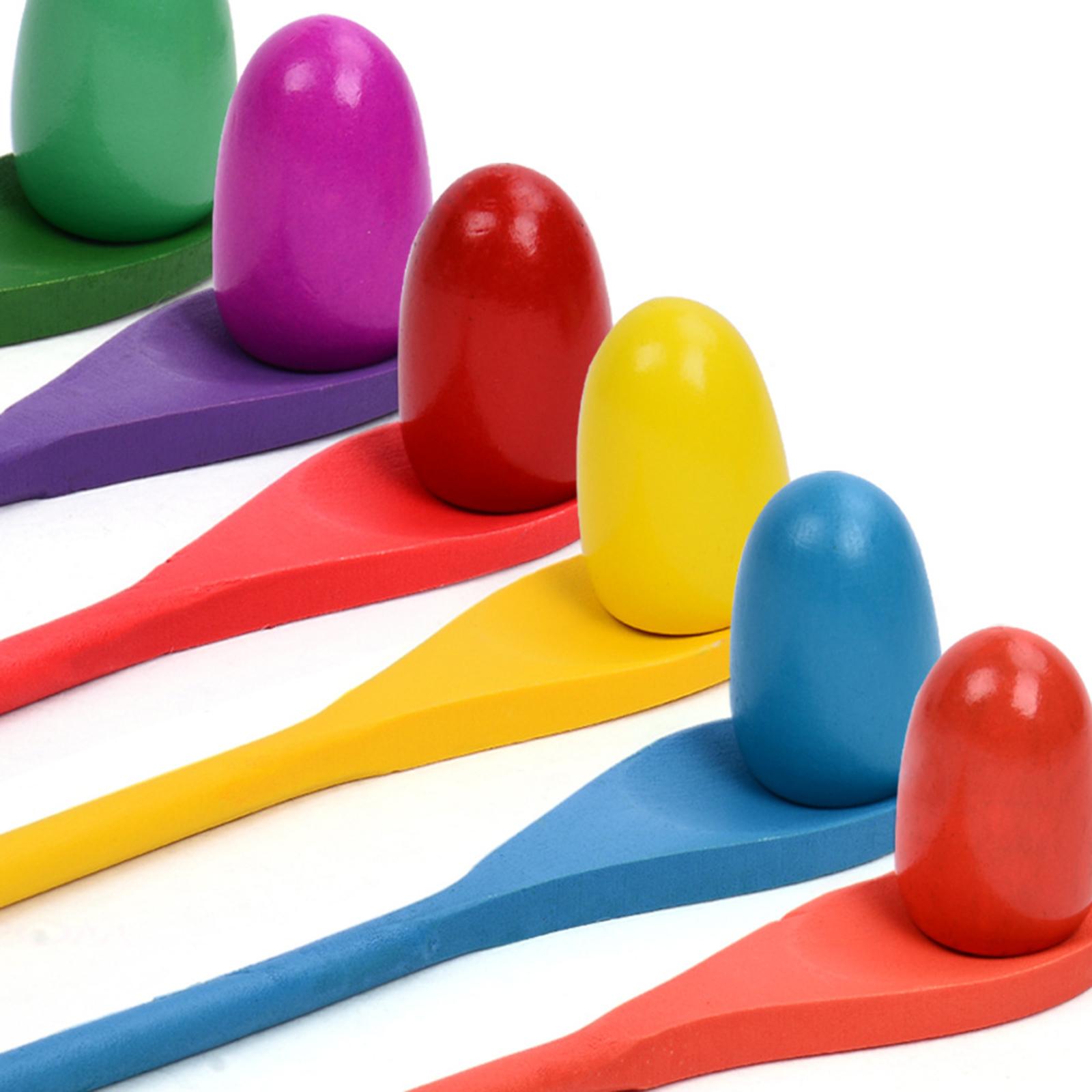 6 Sztuk Łyżeczek do Jajek Gra  – Kids Yard Toys recenzja i cena